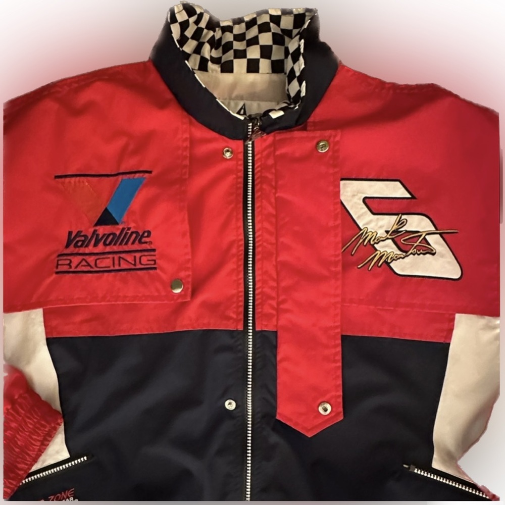 🏁 RARE FIND: Mark Martin #6 Valvoline NASCAR Racing Jacket — 1990s Vintage | XL
